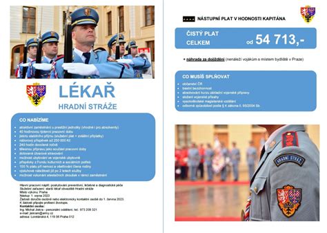 hradní stráž plat|Aktivní záloha Hradní stráže 